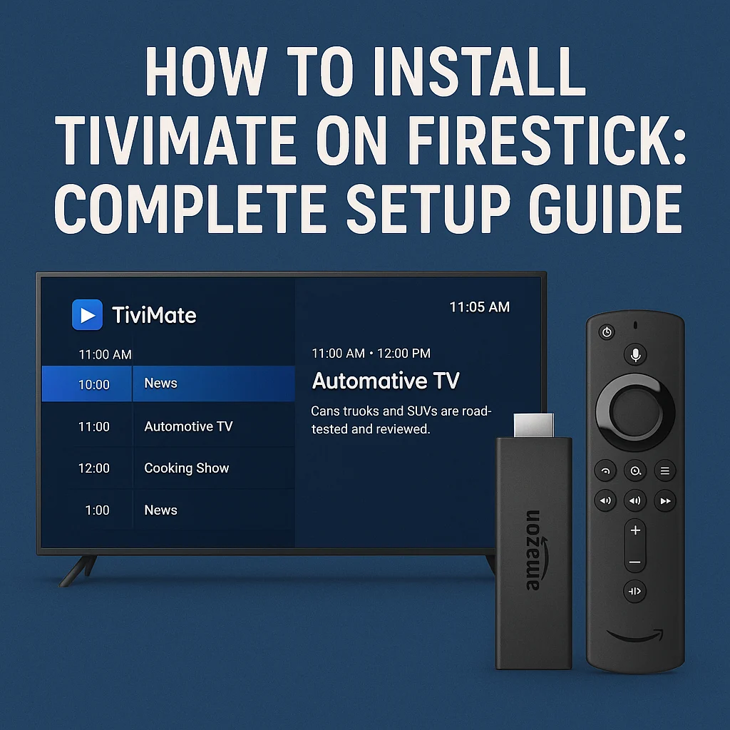 Install TiviMate on Firestick